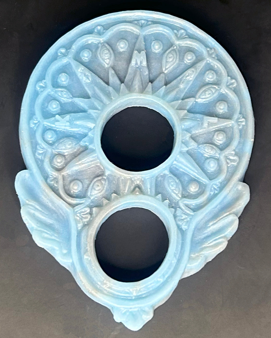 Angelous Dual Halo C-ring - Blue Skies - Blue, Grey