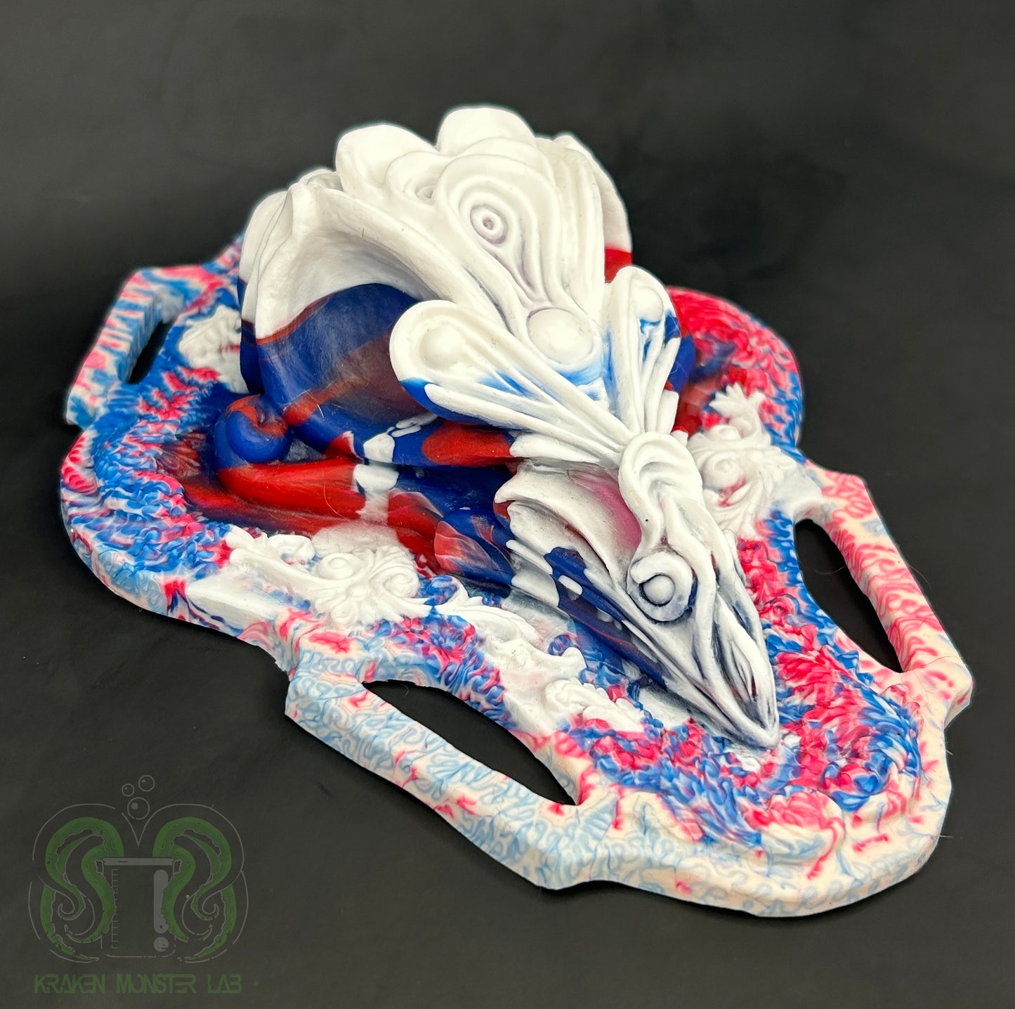 Nouveau Crow - Berrie and Cream - White, Red & Blue