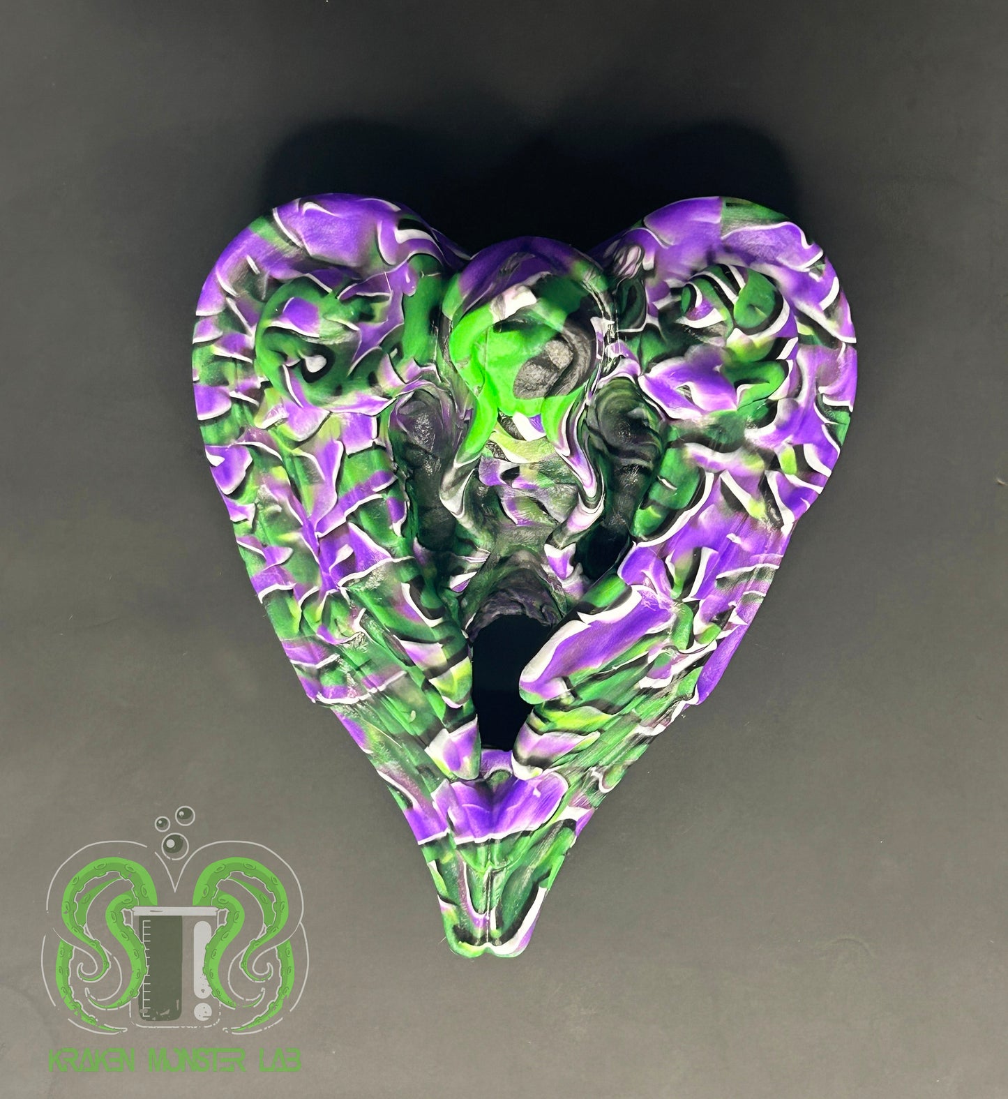 Sweet Heart - Poison Dance - Purple, Green, Black, White