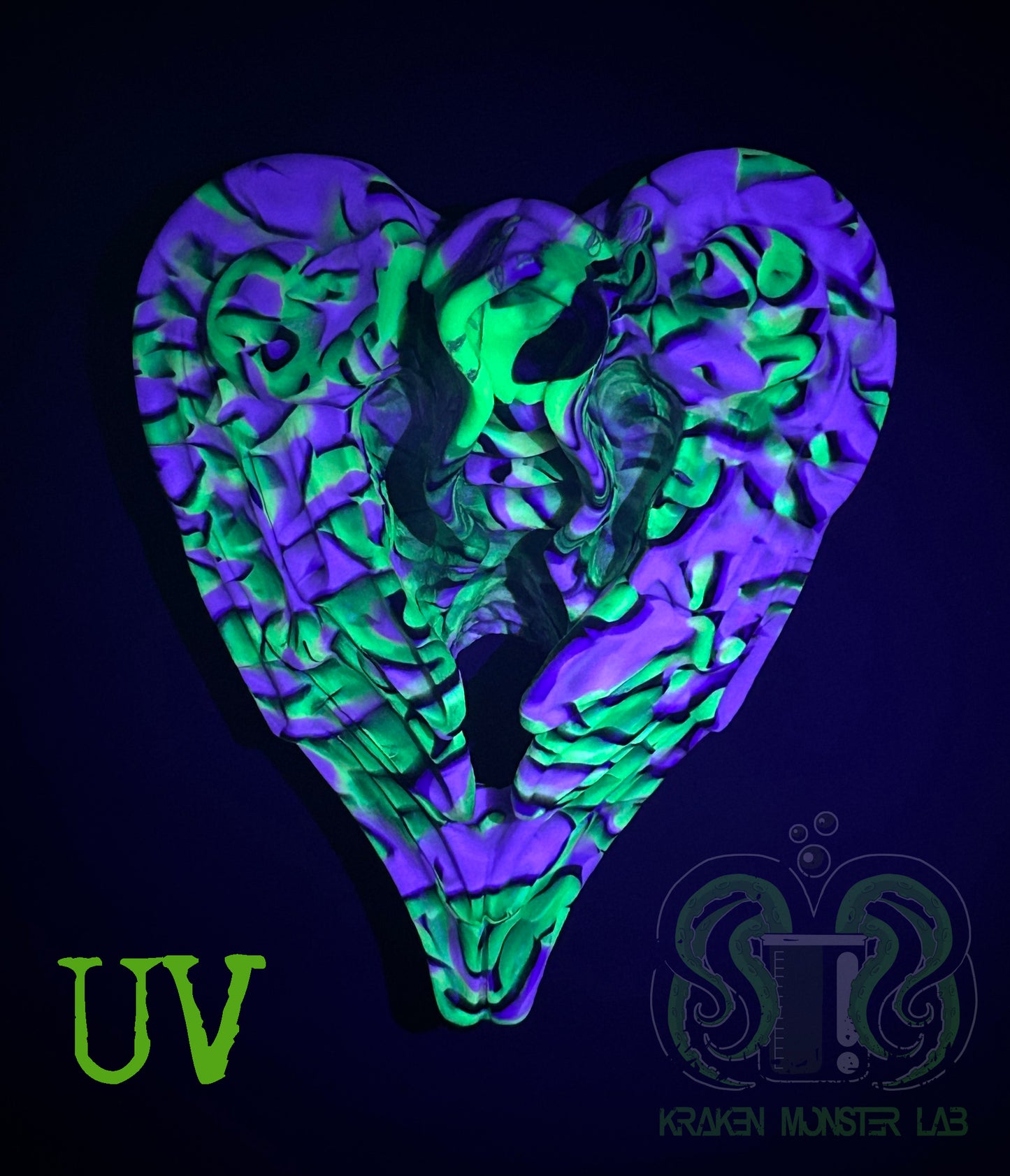 Sweet Heart - Poison Dance - Purple, Green, Black, White