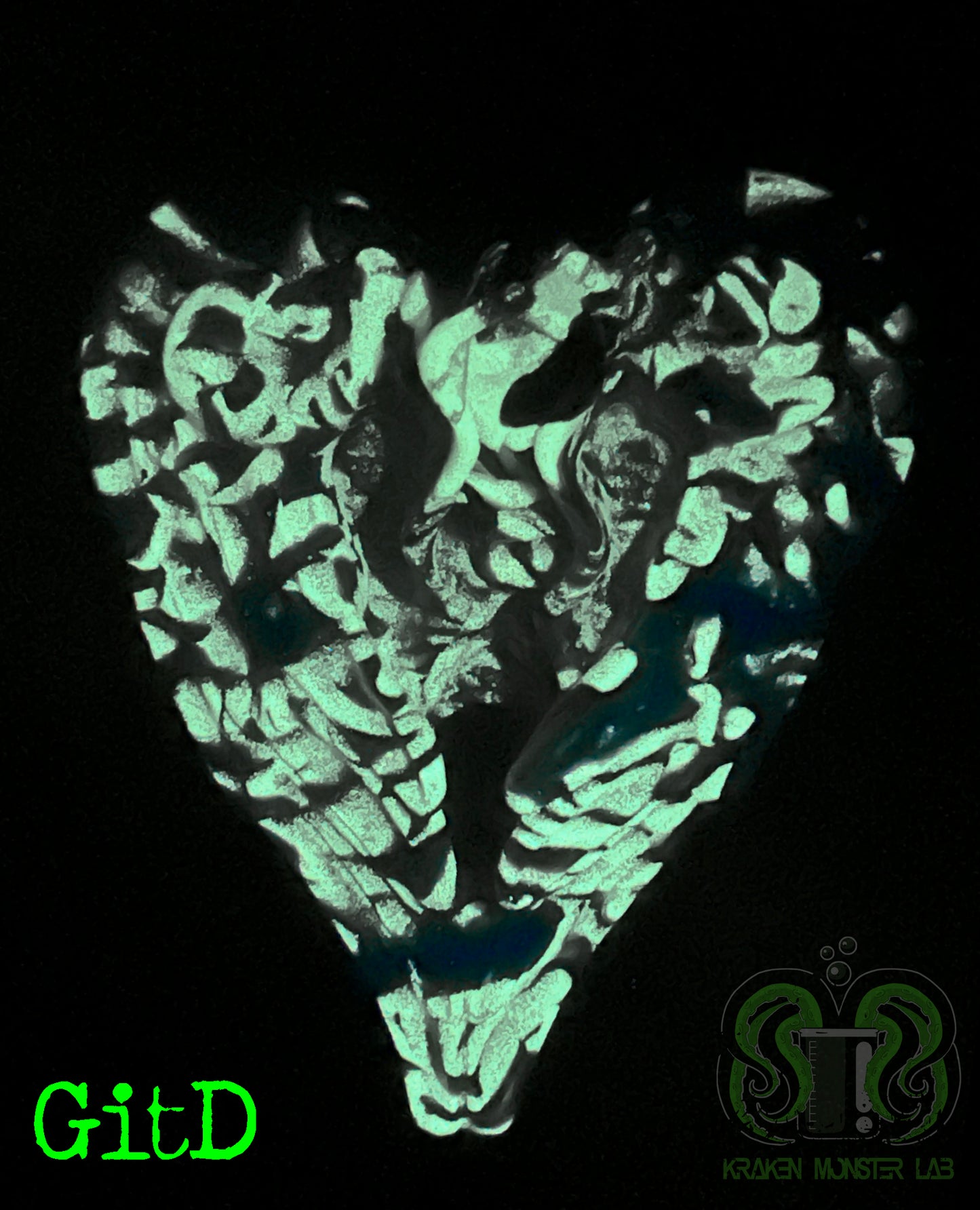 Sweet Heart - Poison Dance - Purple, Green, Black, White
