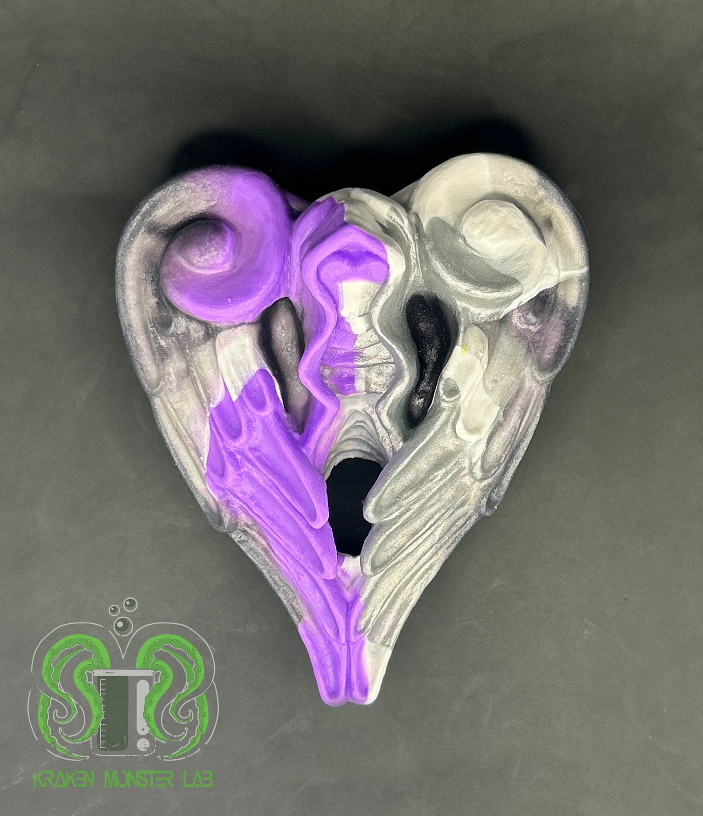 Sweet Heart - Ace Drip - Purple, White, Black, Silver