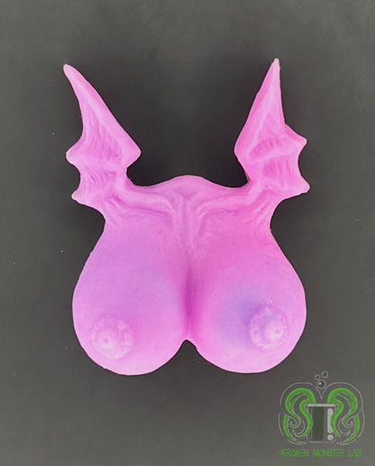 NSFW- Booby Bat Squishy - Bubblegum - Pink & Blue