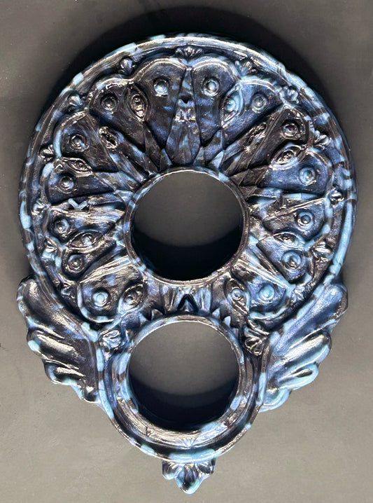Angelous Dual Halo C-ring - Storm Clouds - Black Blue