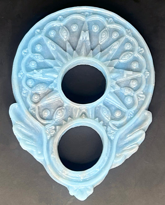 Angelous Dual Halo C-ring - Blue Skies - Blue, Grey