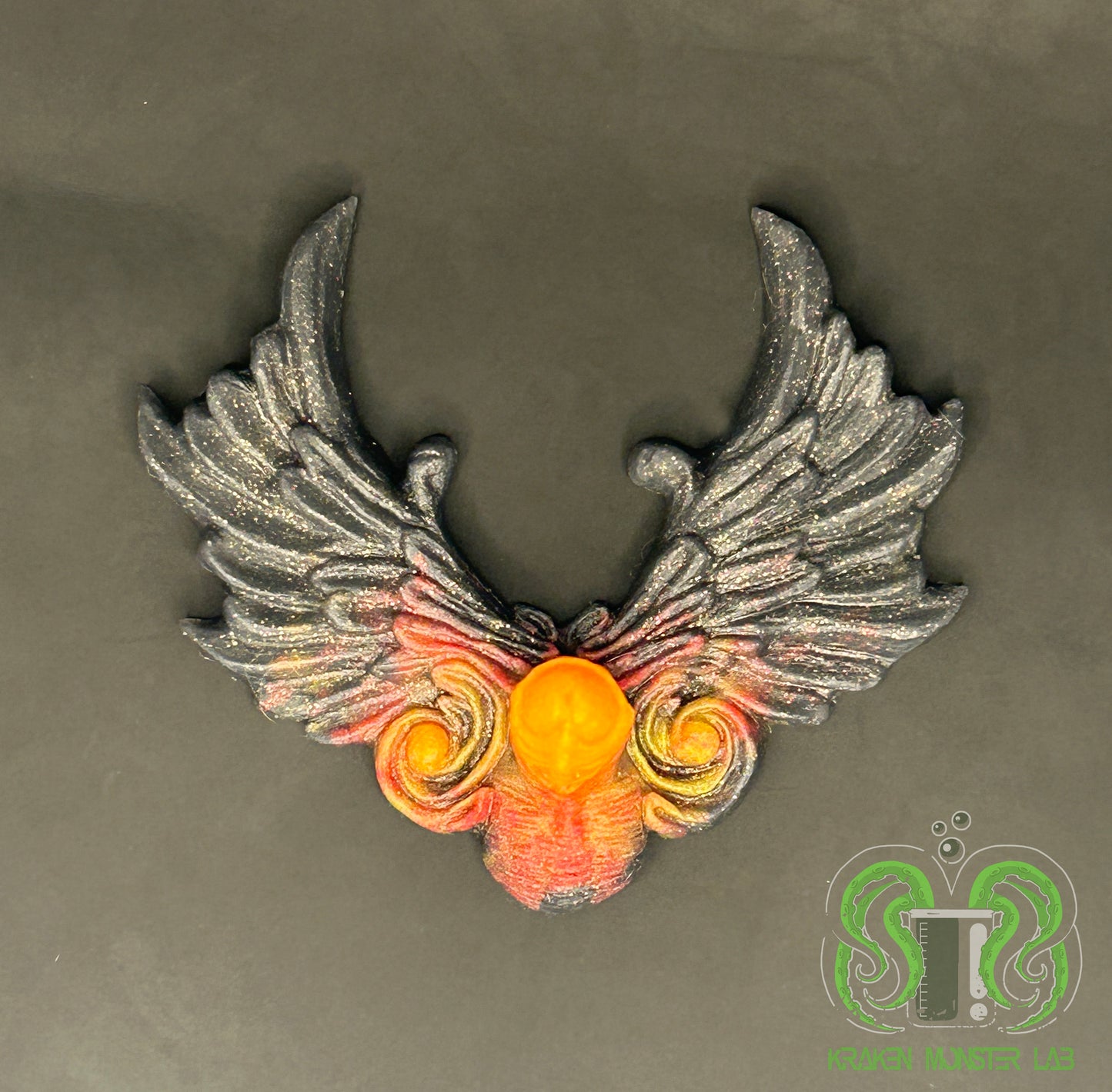 NSFW- Willy Wagtail Squishy- Lava - Orange & Black